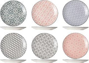 Cosy & Trendy DELIRIO 6 Dinner Plate Assorted D23.5 cm Pack of 6
