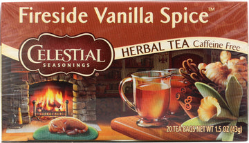 Fireside Vanilla Spice Tea by Celestial Seasonings – 20 Count (Pack of 1), Plastic, Model 0070734536229