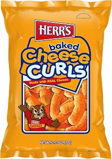 HERR'S Cheese Curls, 2.75 Ounce (Pack of 20)