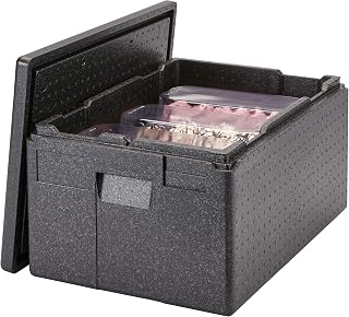 Cambro EPP180XL-110 Superior Opening Multifunction Isothermal Container 50.5 L, Polypropylene, Black, 61 x 43 x 32 cm (M.Ext) - 54.5 x 14.5 x 25 cm (M.Int)