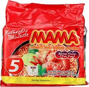 Mama Oriental Style Instant Noodles, Shrimp Flavor, 5 Count, 10.58 Ounce (Pack of 6)