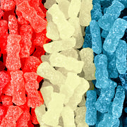 Red, White & Blue Soft & Chewy Gummy Candy, 12 Boxes | Bulk Candy by Sour Patch Kids – 3.1 Ounce (Pack of 12), Blue,Red,White