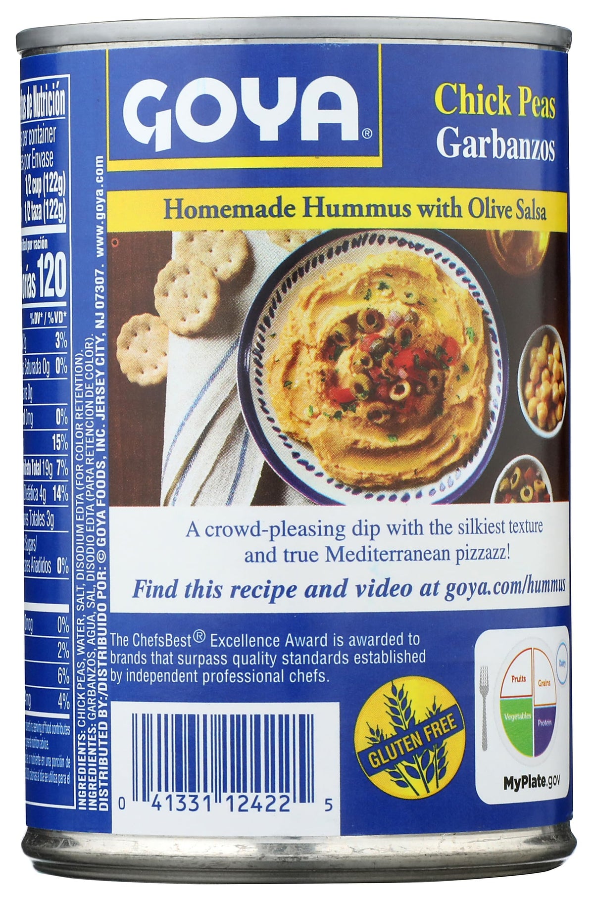 Goya Peas / 15.5 Ounce (Pack of 1) / 1 Garbanzo Beans