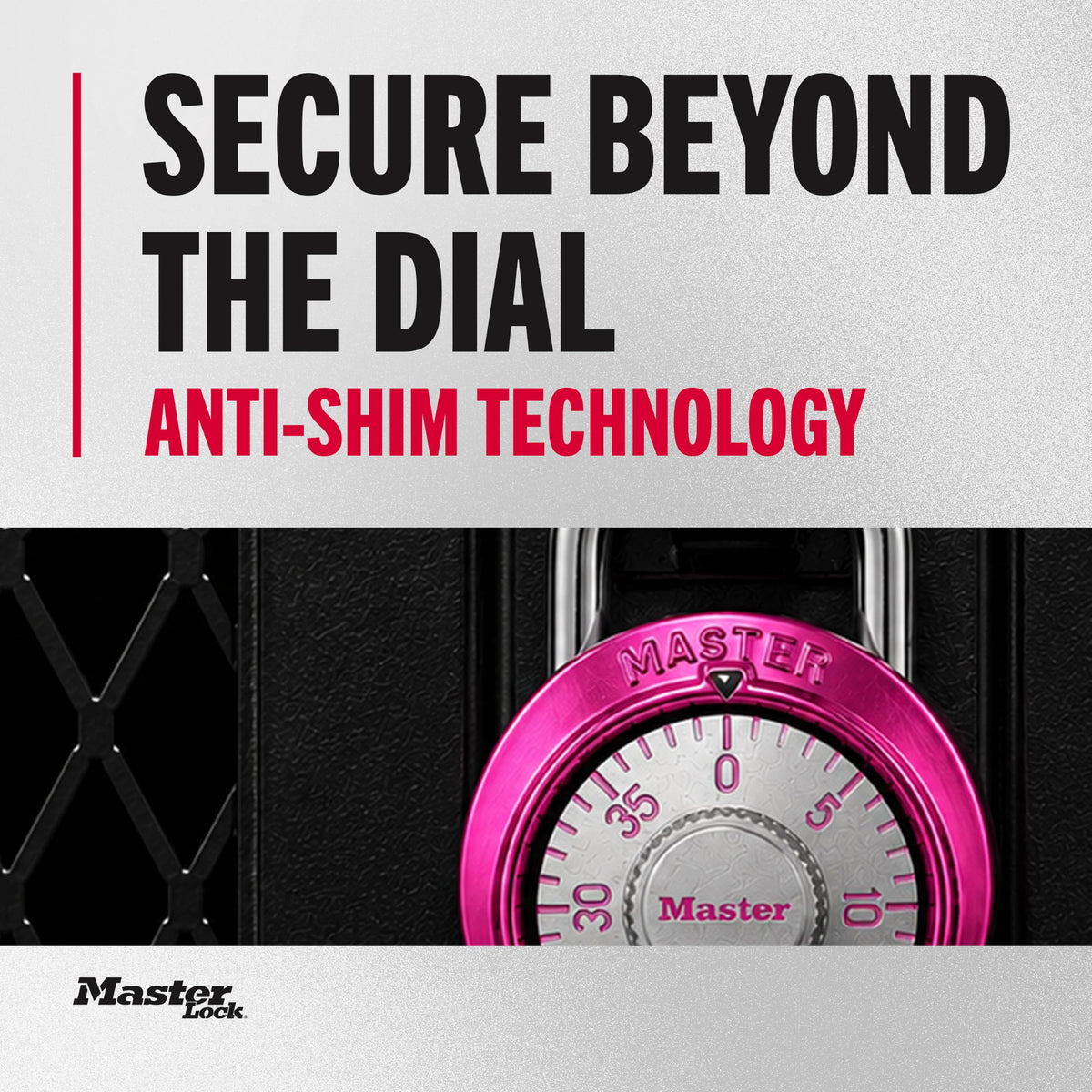 Master Lock Pink / 1 / 1 Pack Combination Padlocks