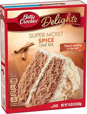 Betty Crocker Super Moist Cake Mix Spice, 15.25 oz