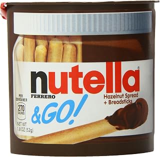 Nutella Ferrero Go Hazelnut Spread and Breadsticks, 22 Ounce