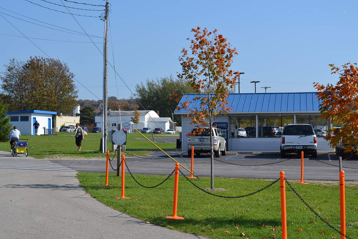 Mr. Chain 25 Feet / Safety Orange / Industrial Chain Barriers