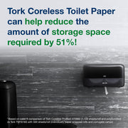 Tork Coreless High-Capacity Toilet Paper Roll White T7 – 36 x 750, 472884