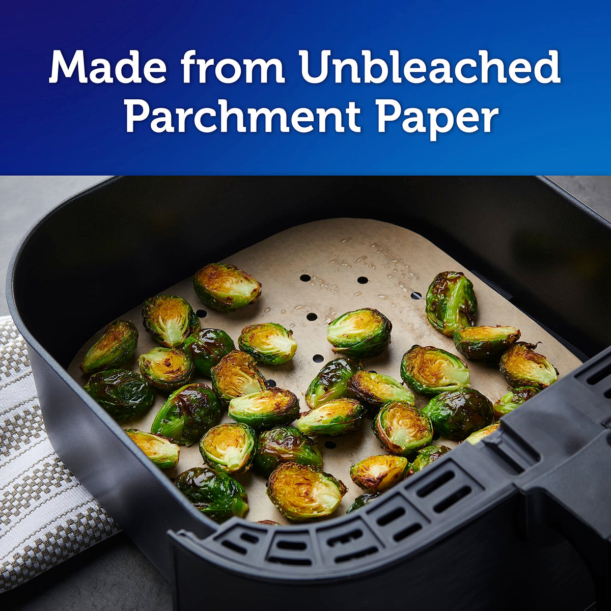 Reynolds Air Fryer Liners / 50 Count (Pack of 4) / 브라운. Parchment