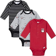 Gerber Baby Boys' 3-Pack Long Sleeve Thermal Onesies Bodysuits