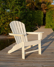 South Beach Adirondack Chair by Polywood – 31.25 x 33.75 x 38.5 inches, Plastic, Lime, Model SBA15LI