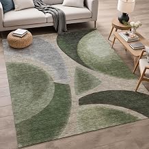 Addison Rugs Chantille ACN2537 Olive 9' x 12' Indoor/Outdoor, Machine Washable, Easy Clean, Non Shedding, Bedroom, Living Room, Dining Room, Kitchen, Patio Rug