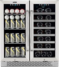 Whynter Built-in 30" Wine Fridge Beverage Center, 33 Bottle, BWB-3388FDS