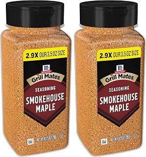 McCormick Grill Mates Smokehouse Maple Seasoning, 3.5 Oz (Pack of 2)