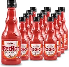 Original Cayenne Pepper Hot Sauce by Frank's RedHot – 12 Fl Oz (Pack of 12), Red, Pack of 12