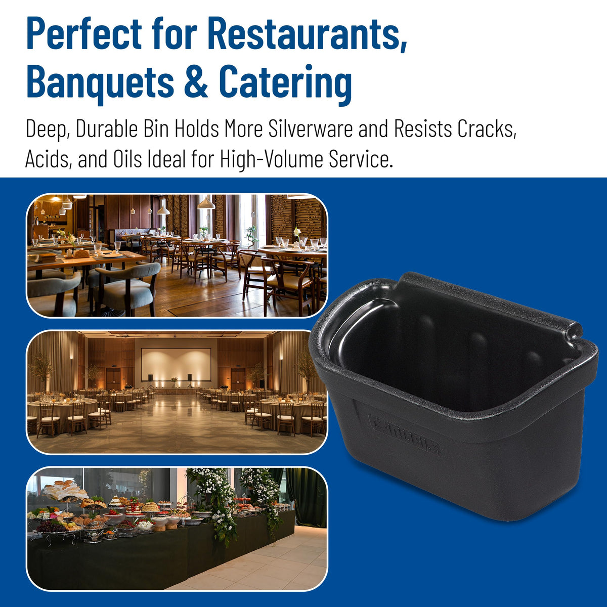 Carlisle FoodService by Carlisle FoodService Products – 2270.283 ounces, Polycarbonate (PC), Black, Model CC11SH03