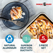 Nordic Ware Aluminum / 9 x 9 (Pack of 4) / Square Pan Square & Rectangular