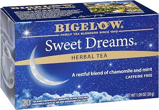 Bigelow Tea Bigelow Sweet Dreams Herbal Tea Bags, 20 Count (Pack of 6)