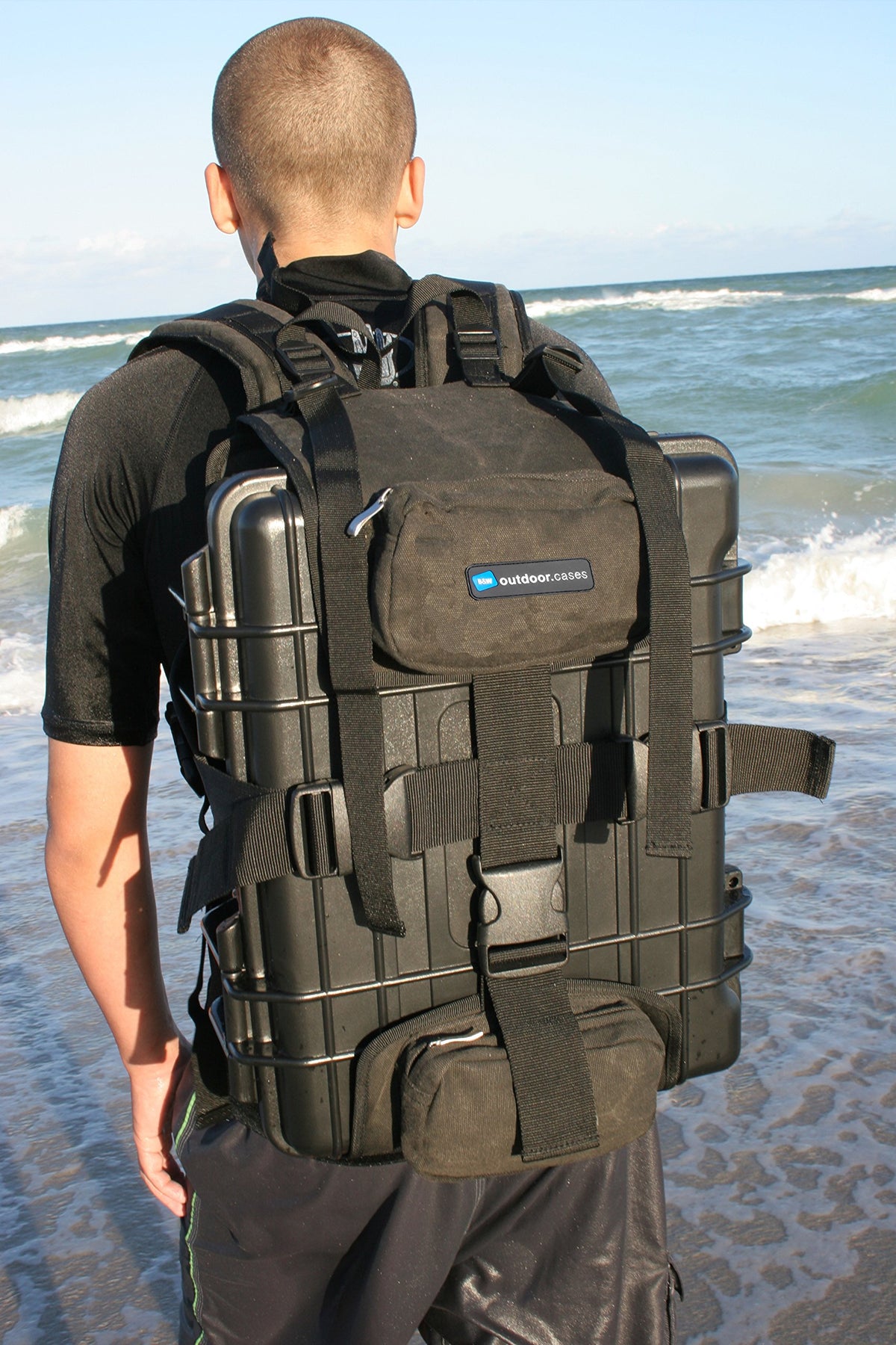 Type 50 Outdoor Case Back Pack System by B&W International – Nylon, Black, Model 5.4618