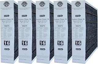 Lennox X6675 Carbon Clean 16 MERV 16 Filter 20"x25"x5" (5 Pack)