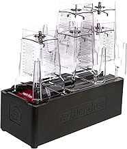 Blendtec JRE-612 Rapid Rinser - Includes Base Station and Rinser Head | Commercial Grade One Push Cleaning for Blender Jars: Clean Or Rinse Jar Quickly; Station Allows for Stacking and Drying