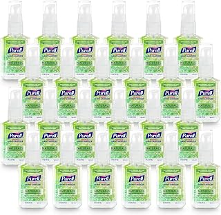 Purell Naturals Hand Sanitizer, Travel Pump Bottle 24ct x 2 fl oz - 9623-24