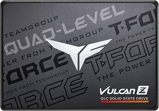 T-Force Vulcan Z 4TB SLC Cache 3D NAND QLC 2.5 Inch SATA III Internal Solid State Drive SSD (R/W Speed up to 550/470 MB/s) T253TY004T0C101