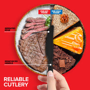 Stock Your Home Knives / 7.5"L x .75"W / Black Knives