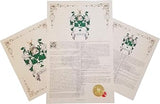 Mr Sweets Strahl - Coat of Arms, Crest & History 3 Print Combo - Surname Origin: German Germany