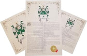 Mr Sweets Strahl - Coat of Arms, Crest & History 3 Print Combo - Surname Origin: German Germany