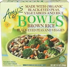 Amy's Black Eye Pea & Vegetable Bowl Organic, 9-Ounce Boxes (Pack of 12)