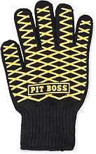 PIT BOSS 1 Piece Grill Glove, Black | Can withstand intense temperatures of 475°F