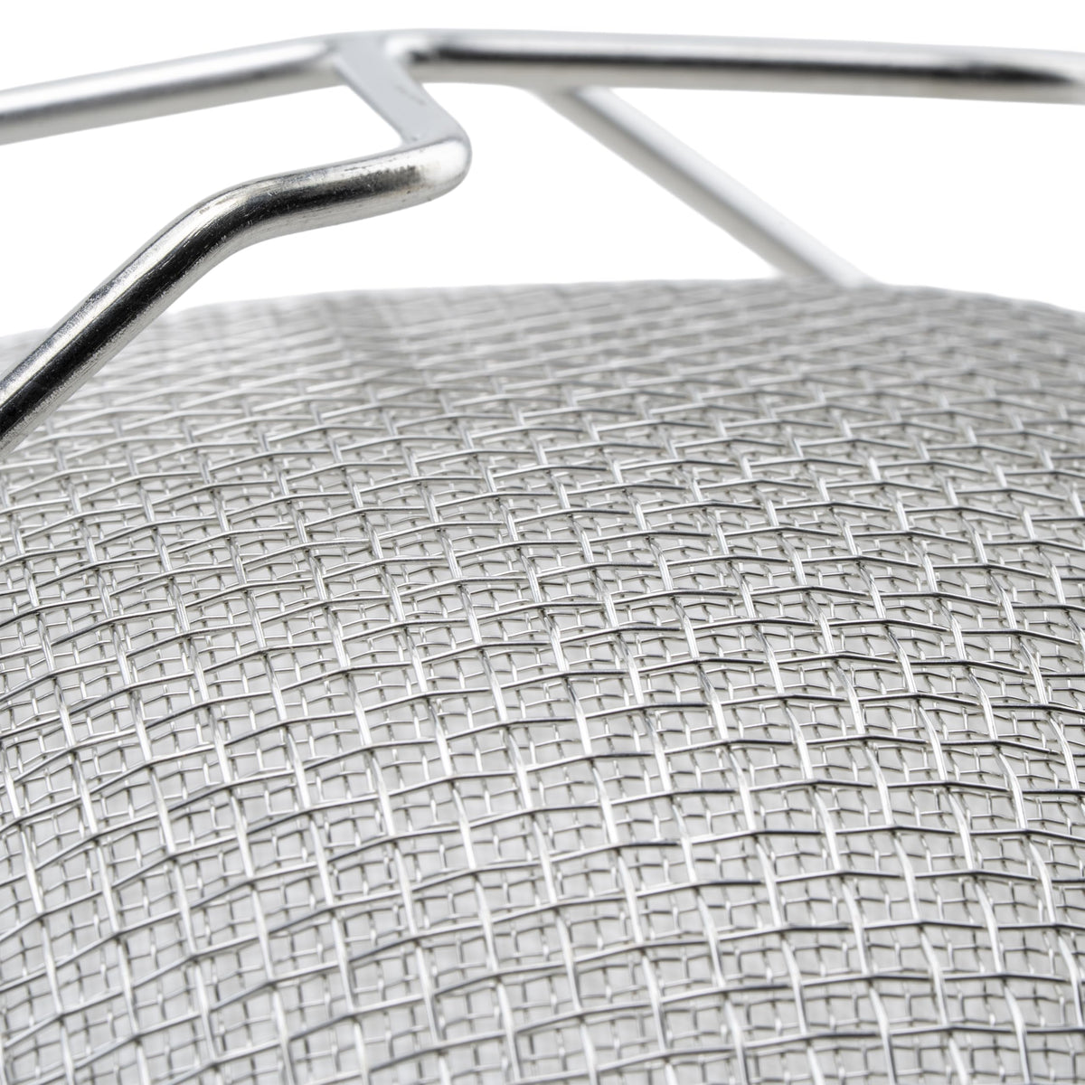 10 1/2" Tan Double Mesh by Winco – Medium, Stainless Steel, Nickel, Tan, Model MST-10RB