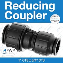John Guest Reducing Coupler 1" CTS X 3/4"CTS 5 Pack