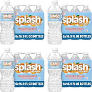Splash Refresher Mandarin Orange Flavored Water, 16.9 Fl Oz, Plastic Bottle, Pack of 24