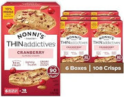 Nonni's THINaddictives Almond Cranberry Thin Cookies, 6 Boxes (36ct)