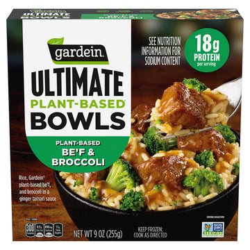 Ultimate Plant-Based Be’f & Broccoli by gardein – 9 ounces