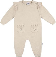 Gerber Baby Girls' Sweater Knit Romper Jumpsuit