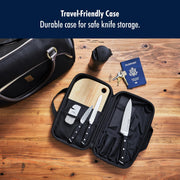 Forged Accent 6-pc Travel Knife Set by HENCKELS – 6-pc, Stainless Steel, Black, Pack of 6, Model 1025282