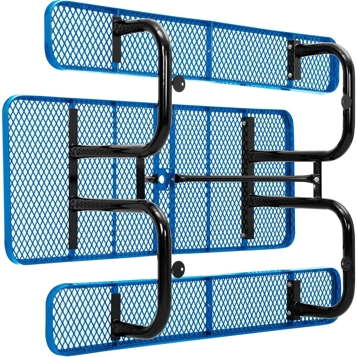 Global Industrial Blue / 74 inches x 62 inches x 29.5 inches / Industrial Picnic Tables