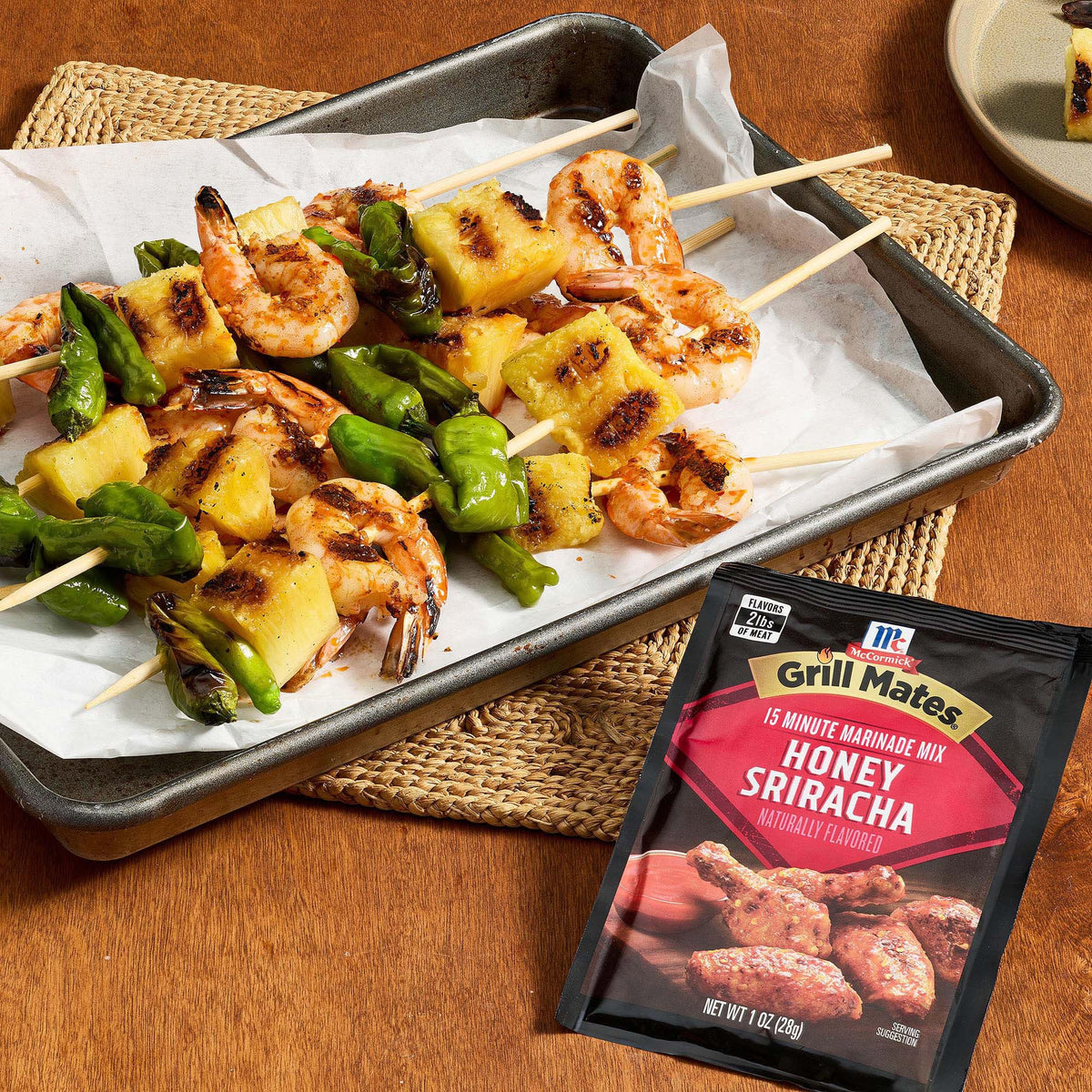 McCormick Honey Sriracha Marinade Mix by Grill Mates – 1 Ounce (Pack of 1)