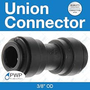 John Guest Union Connector 3/8"OD 10 Pack