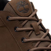 Men's Parker Street Mid Lace-Up Sneaker Boot by Timberland – 7 Wide, Leather, Medium Brown Nubuck