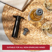 Wine Stopper - Gray by Vacu Vin – Rubber, Gray, Pack of 10, Model VACUVIN0881050