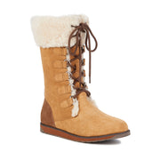 Featherwood Hi Boot - Women's Chestnut by EMU – 8, Ethylene Vinyl Acetate (EVA), Chestnut, Model W11109-CHS-8