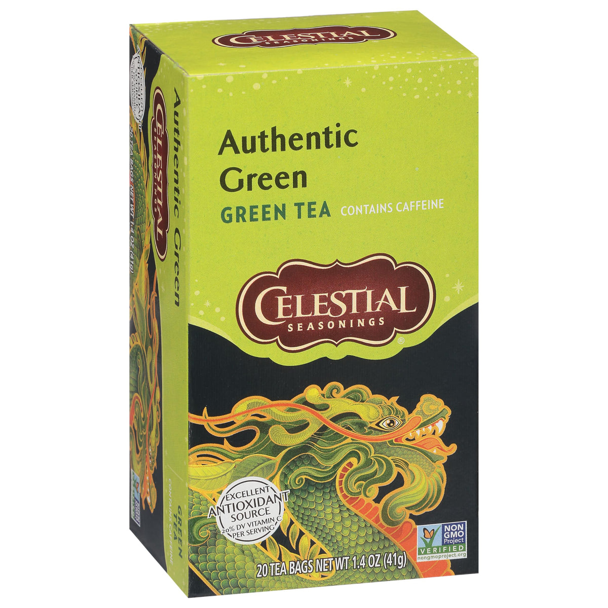 Green Tea by Celestial Seasonings – 20 Count (Pack of 6), Natural, Pack of 6, Model 54830