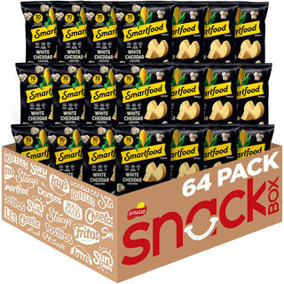 Popcorn, White Cheddar, 1 Ounce (Pack of 64) by Smartfood – 1 Ounce (Pack of 64), Smartfood (64 ct), Pack of 64