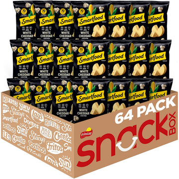 Popcorn, White Cheddar, 1 Ounce (Pack of 64) by Smartfood – 1 Ounce (Pack of 64), Smartfood (64 ct), Pack of 64