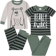 Gerber Baby Boys 4 Piece Pajama Set