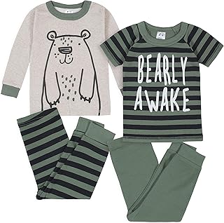 Gerber Baby Boys 4 Piece Pajama Set